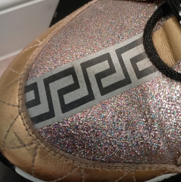 designer LIMITED EDITION VERSACE Trigreca Glitter sneaker